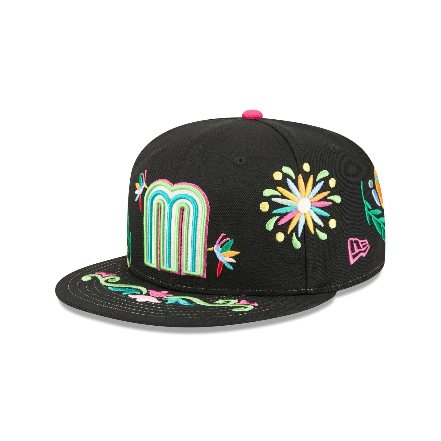 Mexico Latin Embroidery 59FIFTY Fitted Hat