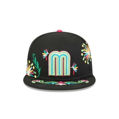 Mexico Latin Embroidery 59FIFTY Fitted Hat
