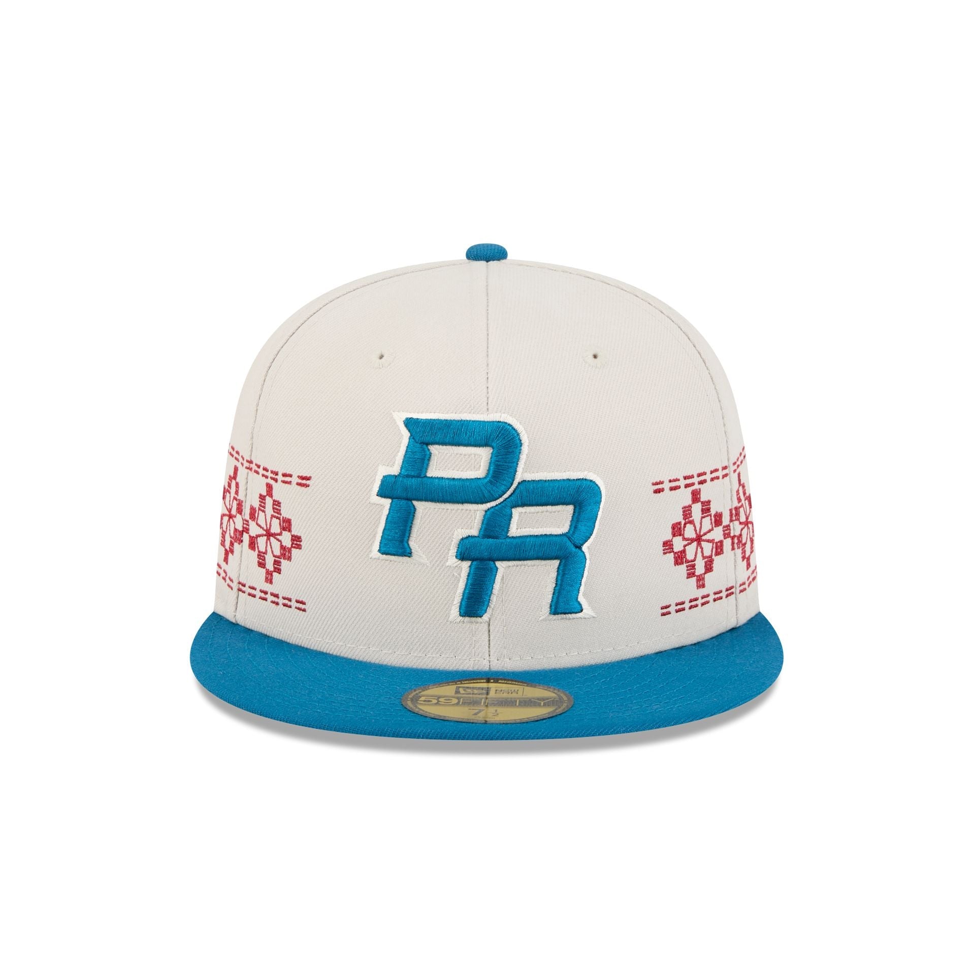 Puerto Rico Latin Embroidery 59FIFTY Fitted Hat