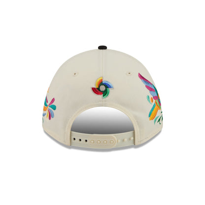 Mexico Latin Embroidery 9FORTY M-Crown A-Frame Snapback Hat