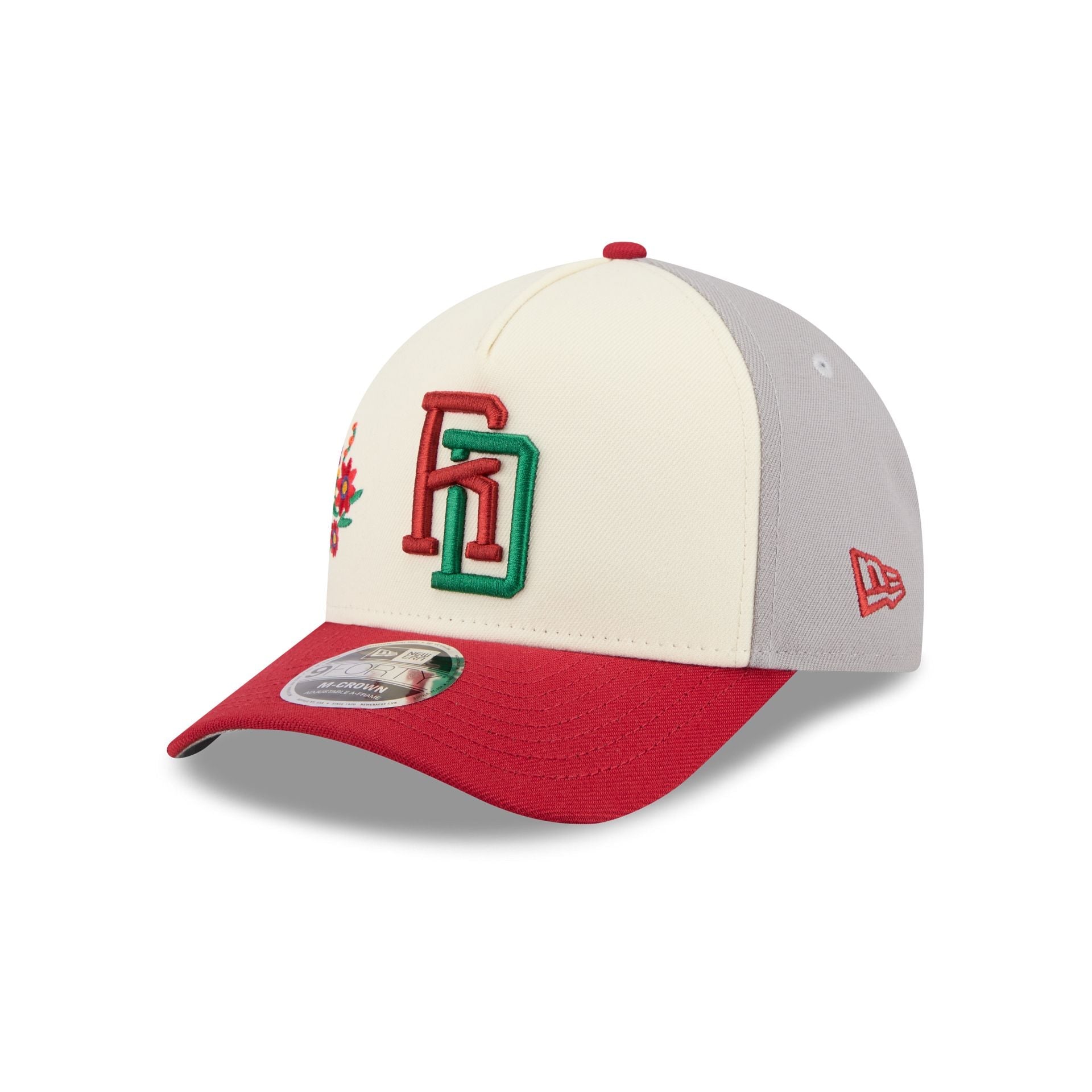 Dominican Republic Latin Embroidery 9FORTY M-Crown A-Frame Snapback Hat