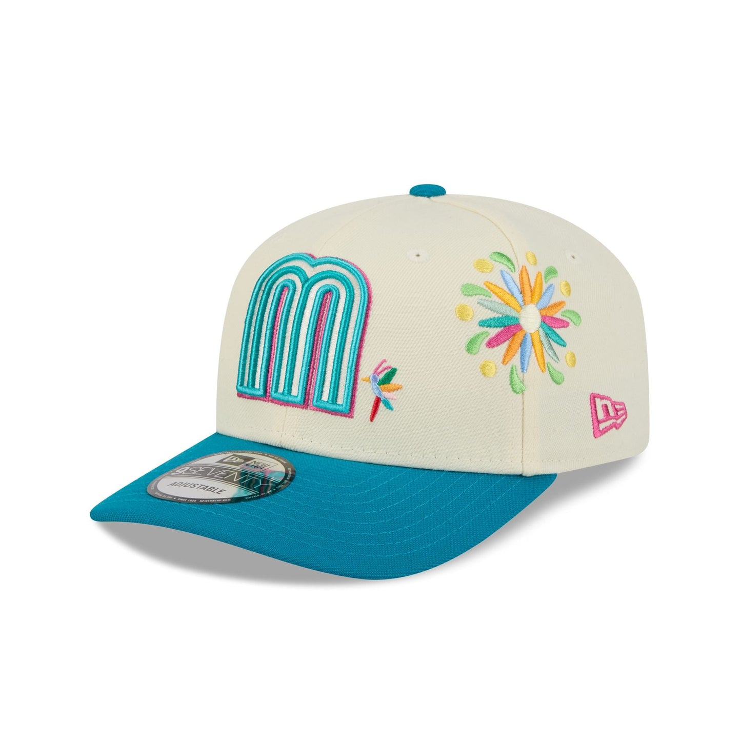 Mexico Latin Embroidery 9SEVENTY Stretch-Snap Hat