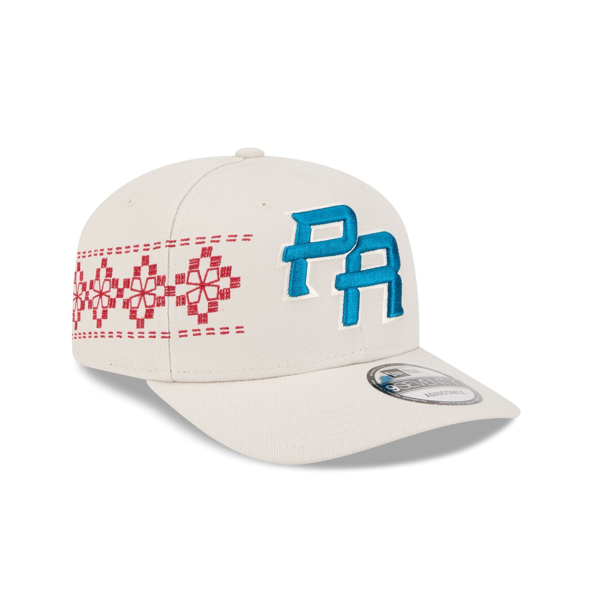Puerto Rico Latin Embroidery 9SEVENTY Stretch-Snap Hat
