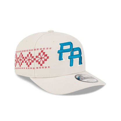 Puerto Rico Latin Embroidery 9SEVENTY Stretch-Snap Hat