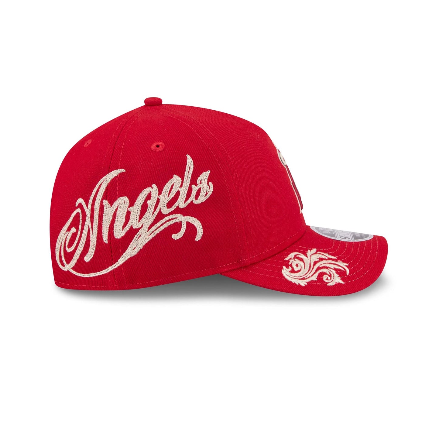 Los Angeles Angels Script 9FORTY M-Crown A-Frame Snapback Hat