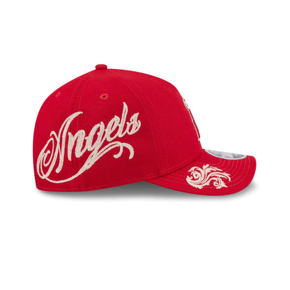 Los Angeles Angels Script 9FORTY M-Crown A-Frame Snapback Hat