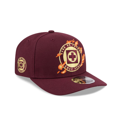 Cruz Azul Flames 9SEVENTY Stretch-Snap Hat