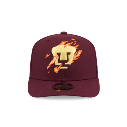Pumas Flames 9SEVENTY Stretch-Snap Hat