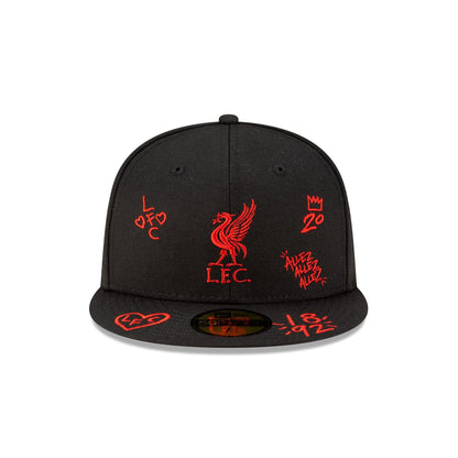 Liverpool FC Scribble 59FIFTY Fitted Hat