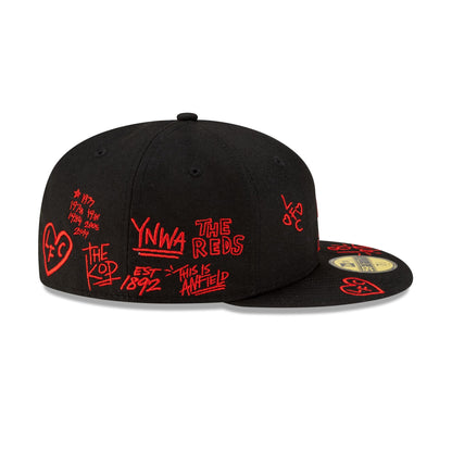 Liverpool FC Scribble 59FIFTY Fitted Hat
