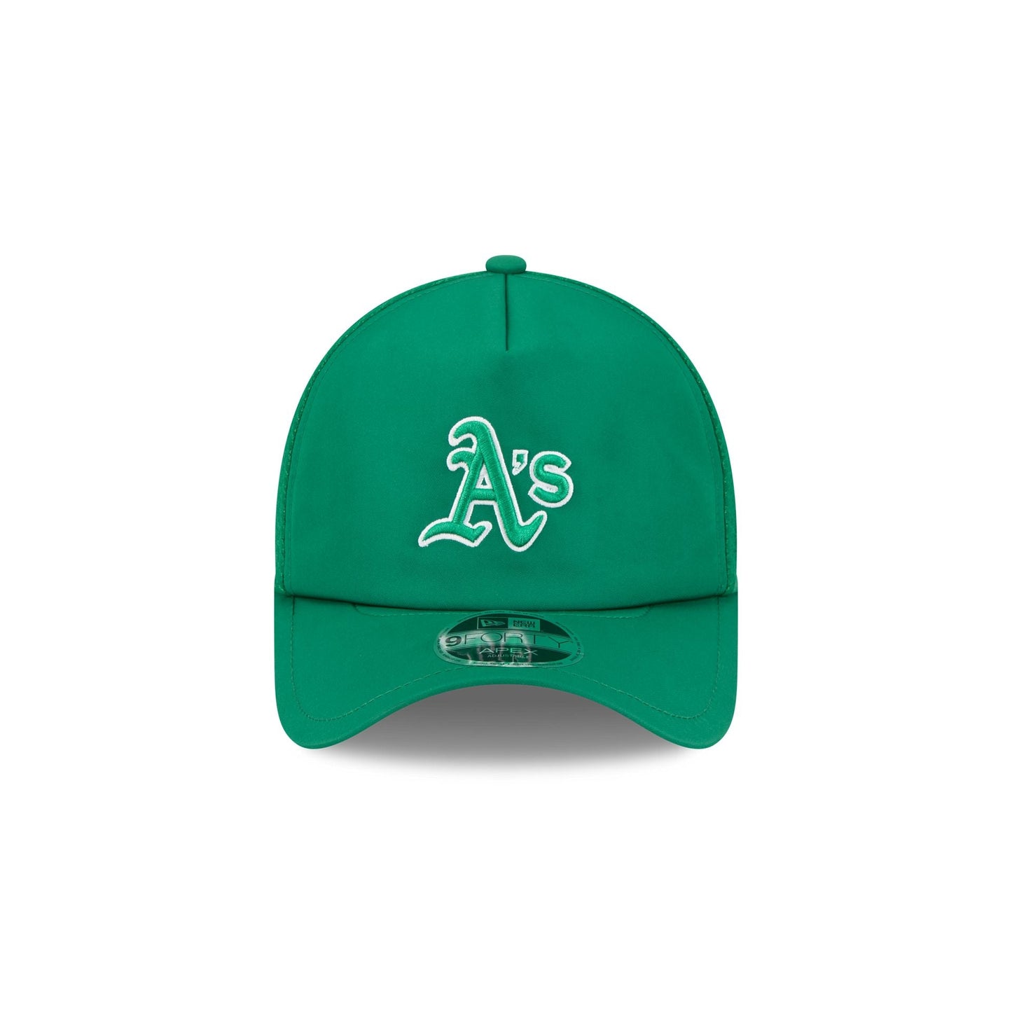 Athletics 2026 Batting Practice Alt Kelly Green 9FORTY APEX Trucker Hat