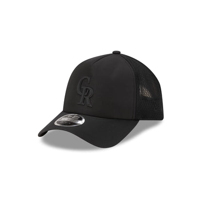 Colorado Rockies 2026 Batting Practice Black 9FORTY APEX Trucker Hat