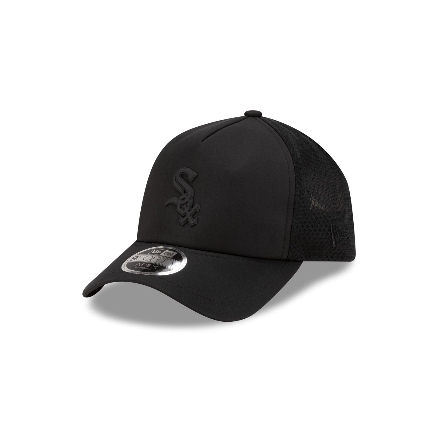 Chicago White Sox 2026 Batting Practice Black 9FORTY APEX Trucker Hat