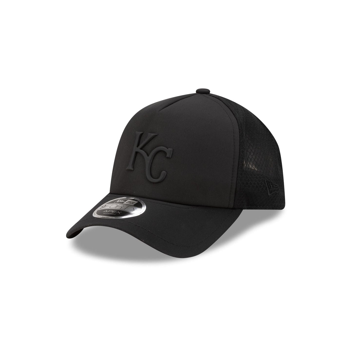 Kansas City Royals 2026 Batting Practice Black 9FORTY APEX Trucker Hat