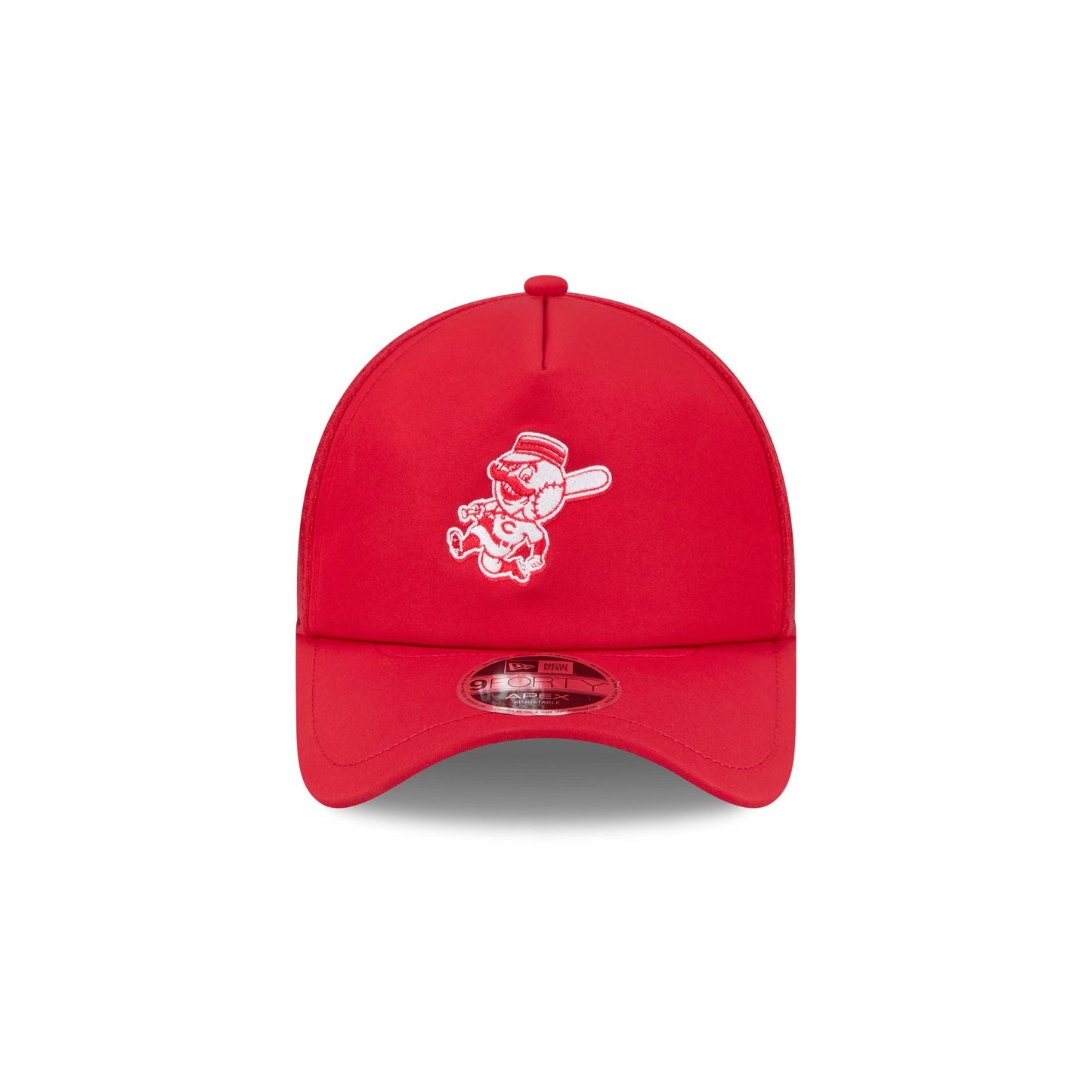 Cincinnati Reds 2026 Batting Practice Alt Mr. Red 9FORTY APEX Trucker Hat