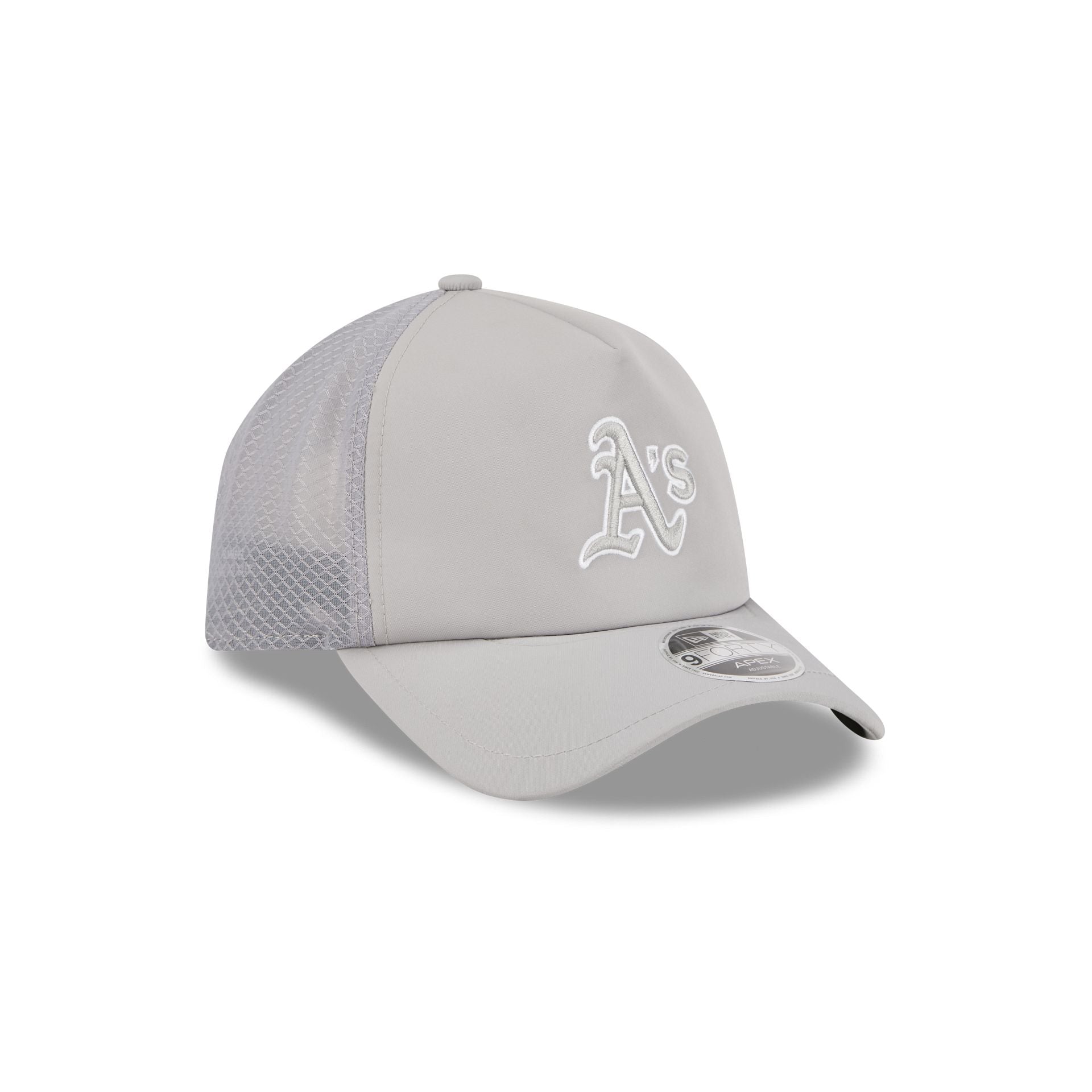 Athletics 2026 Batting Practice Gray 9FORTY APEX Trucker Hat