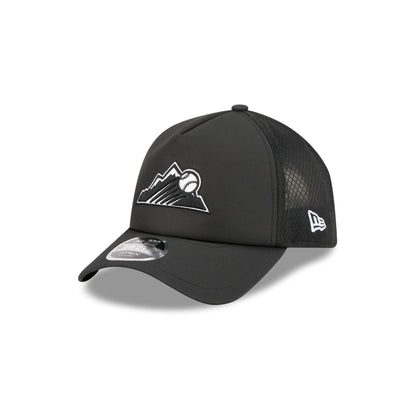 Colorado Rockies 2026 Batting Practice Alt Mountain 9FORTY APEX Trucker Hat