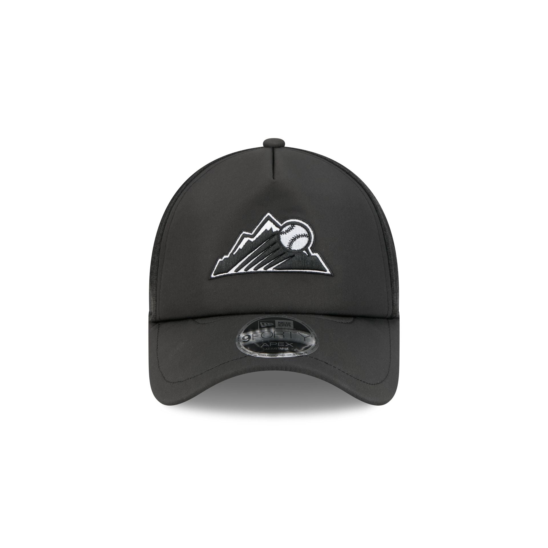 Colorado Rockies 2026 Batting Practice Alt Mountain 9FORTY APEX Trucker Hat