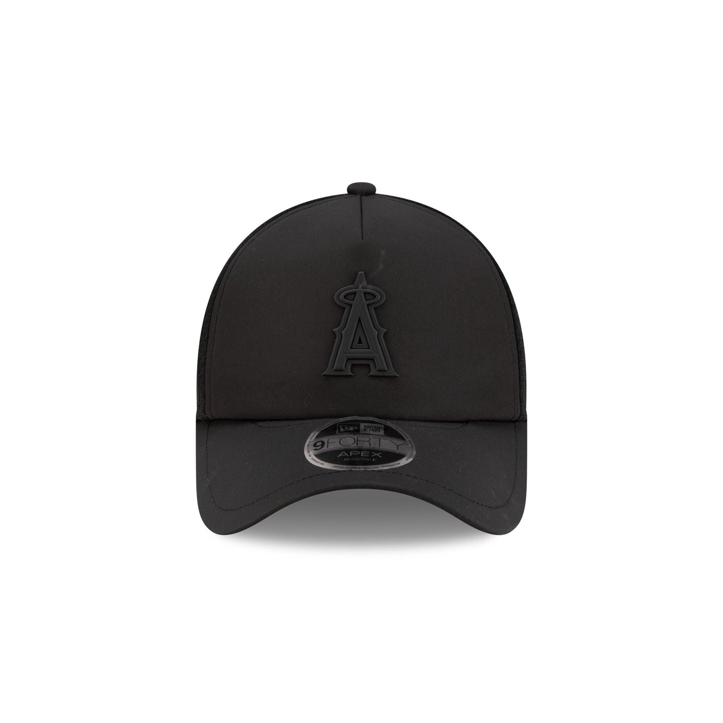 Los Angeles Angels 2026 Batting Practice Black 9FORTY APEX Trucker Hat