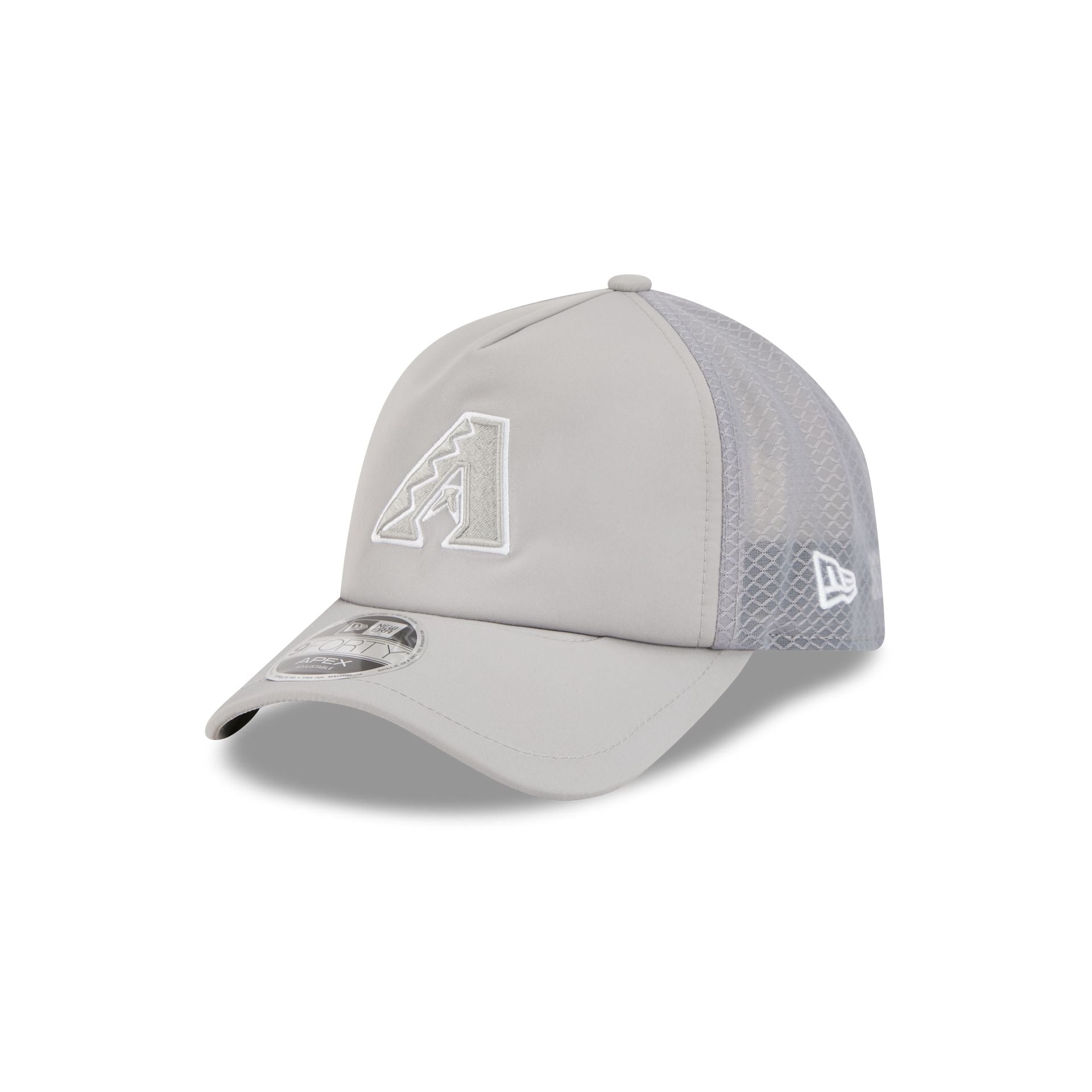 Arizona Diamondbacks 2026 Batting Practice Gray 9FORTY APEX Trucker Hat