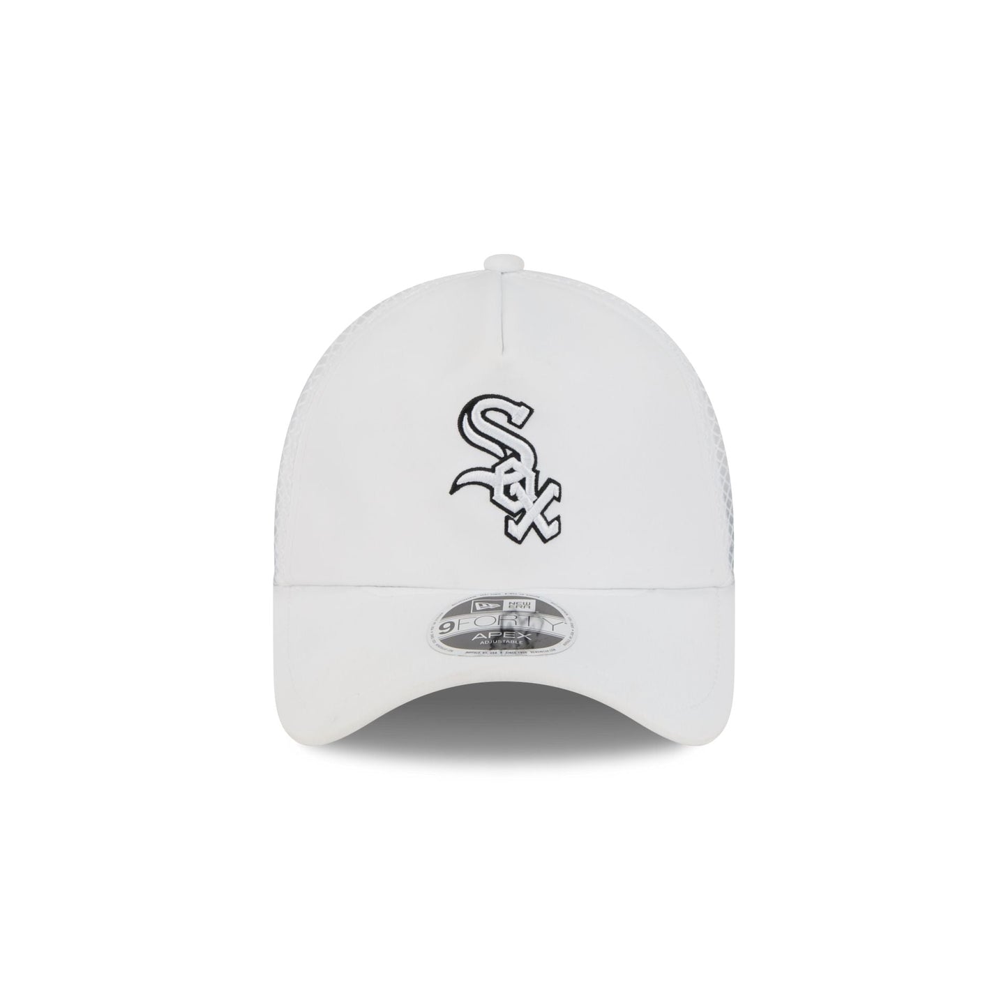 Chicago White Sox 2026 Batting Practice White 9FORTY APEX Trucker Hat