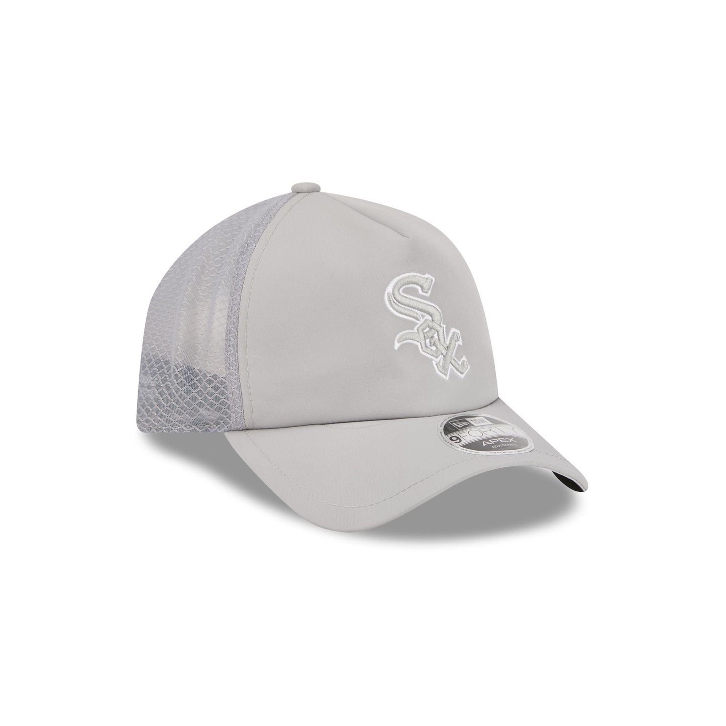 Chicago White Sox 2026 Batting Practice Gray 9FORTY APEX Trucker Hat