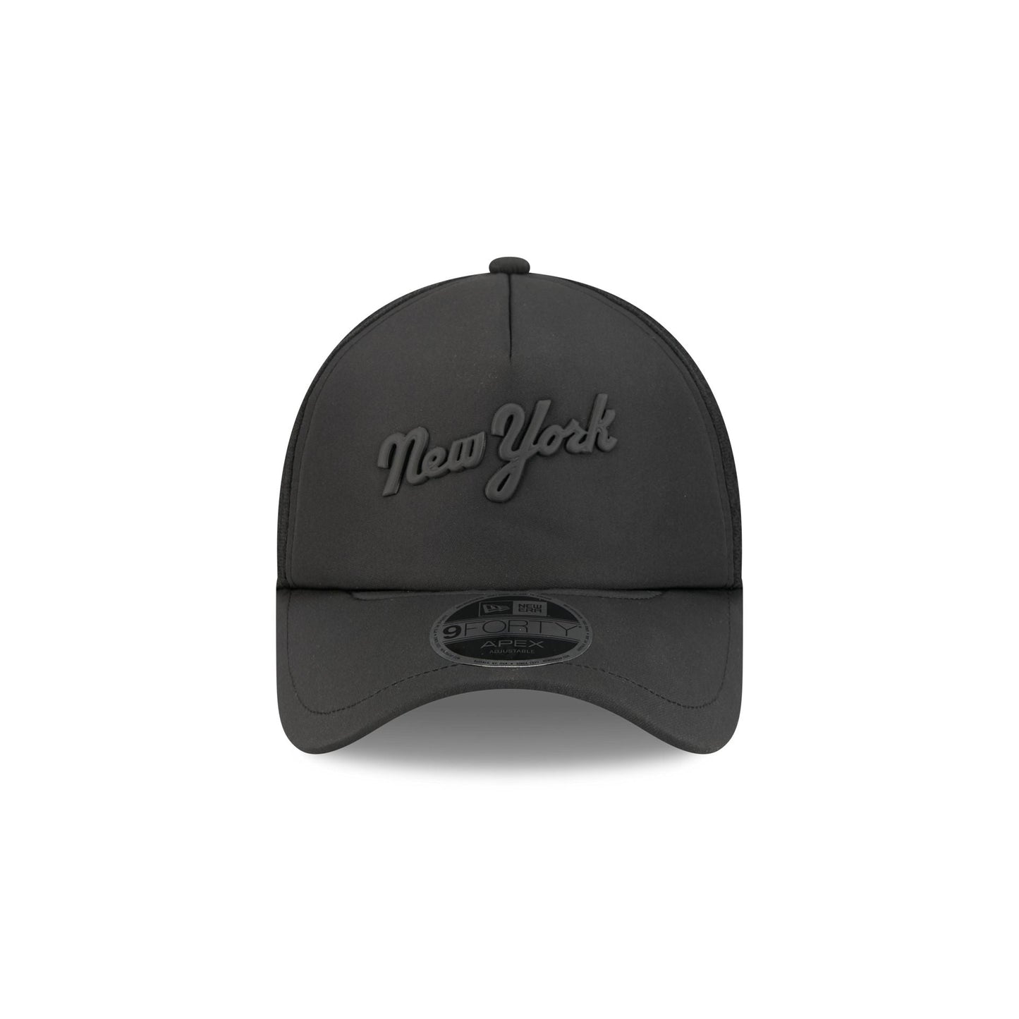 New York Mets 2026 Batting Practice Black 9FORTY APEX Trucker Hat