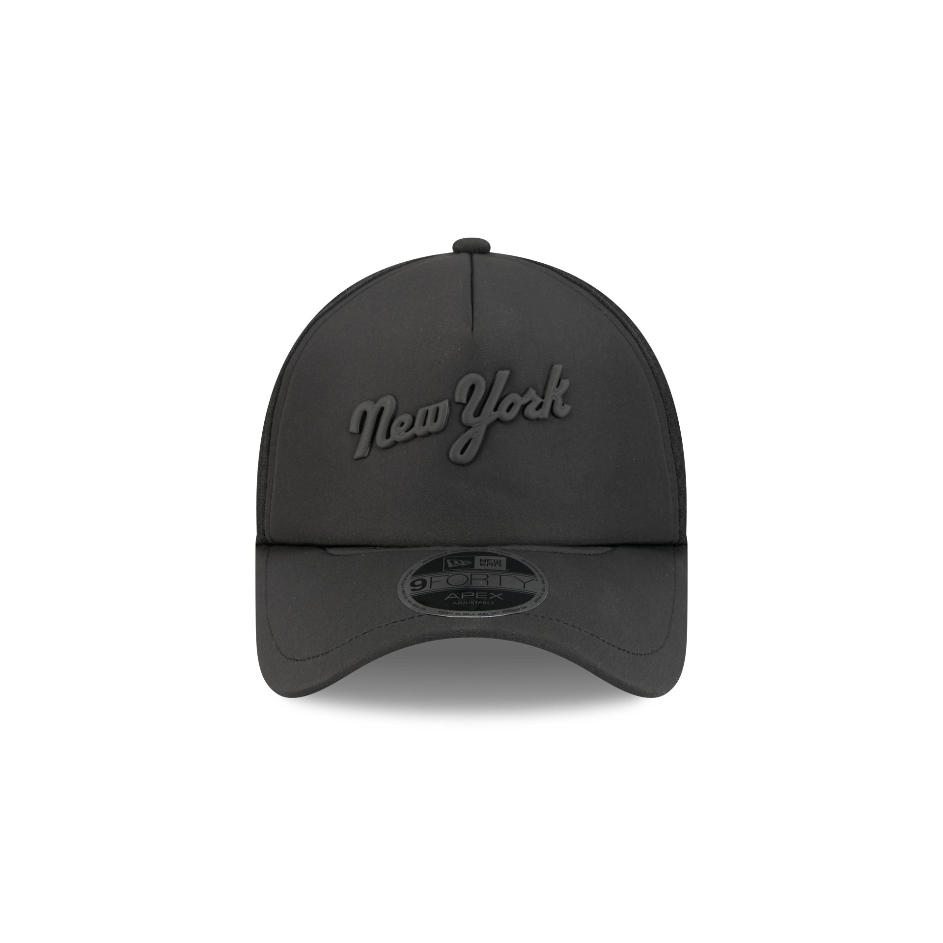 New York Mets 2026 Batting Practice Black 9FORTY APEX Trucker Hat