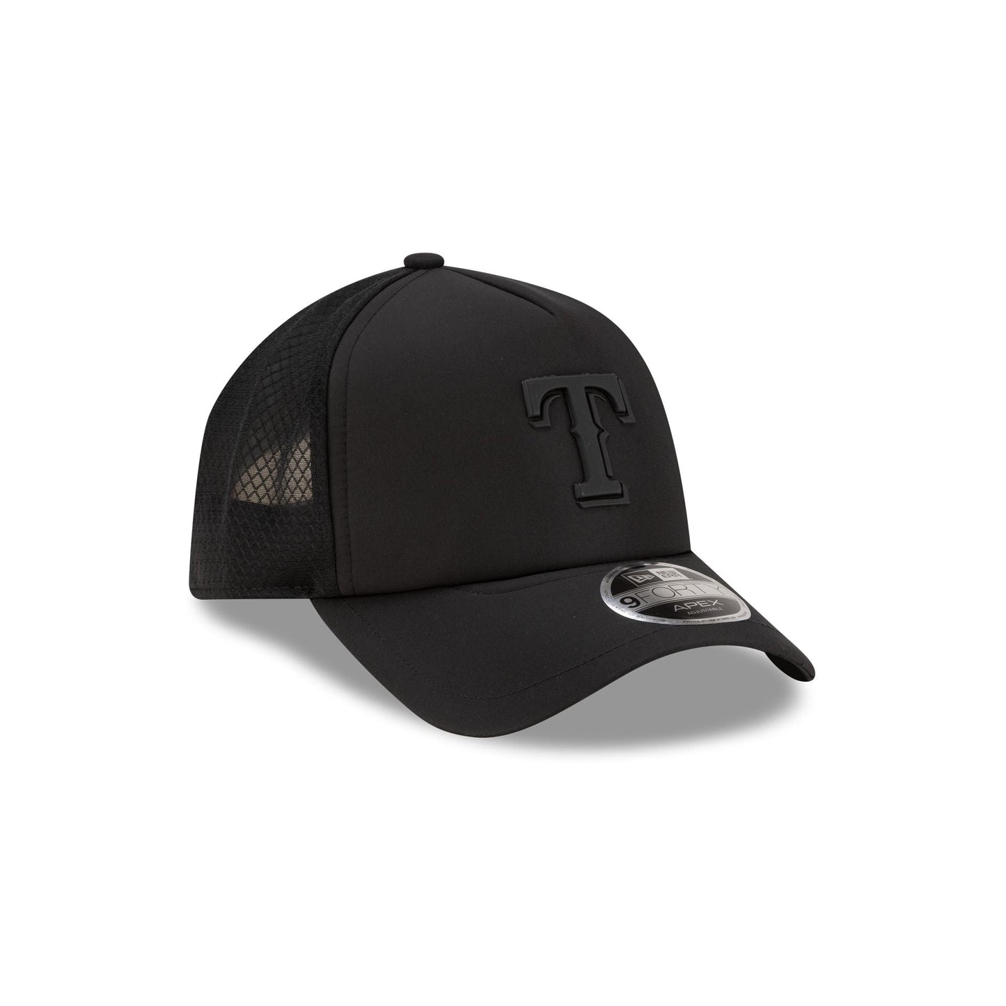 Texas Rangers 2026 Batting Practice Black 9FORTY APEX Trucker Hat