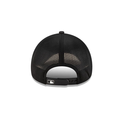 Texas Rangers 2026 Batting Practice Black 9FORTY APEX Trucker Hat