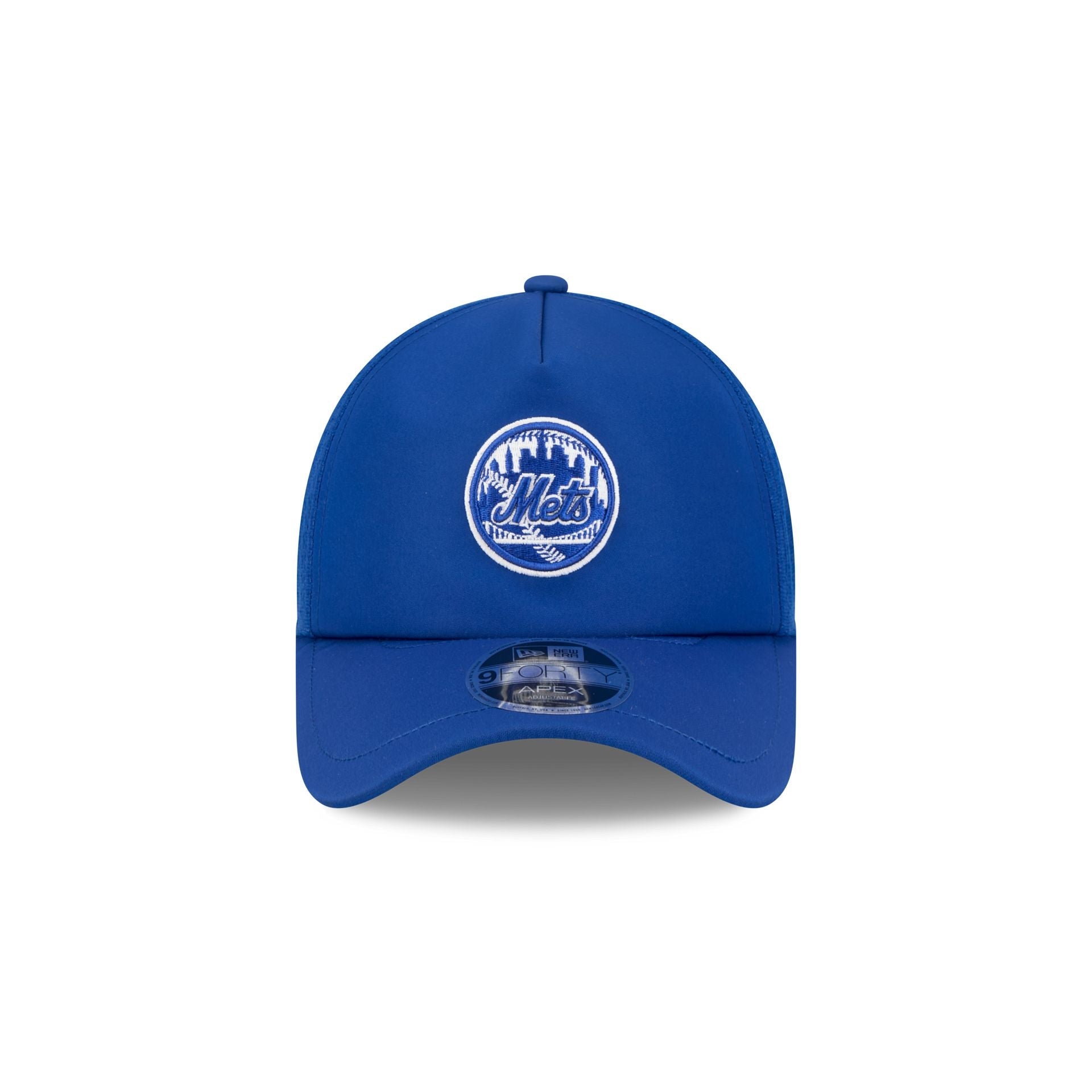 New York Mets 2026 Batting Practice Alt Circle 9FORTY APEX Trucker Hat