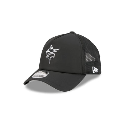 Miami Marlins 2026 Batting Practice Alt Marlin 9FORTY APEX Trucker Hat