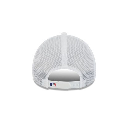 Los Angeles Dodgers 2026 Batting Practice White 9FORTY APEX Trucker Hat