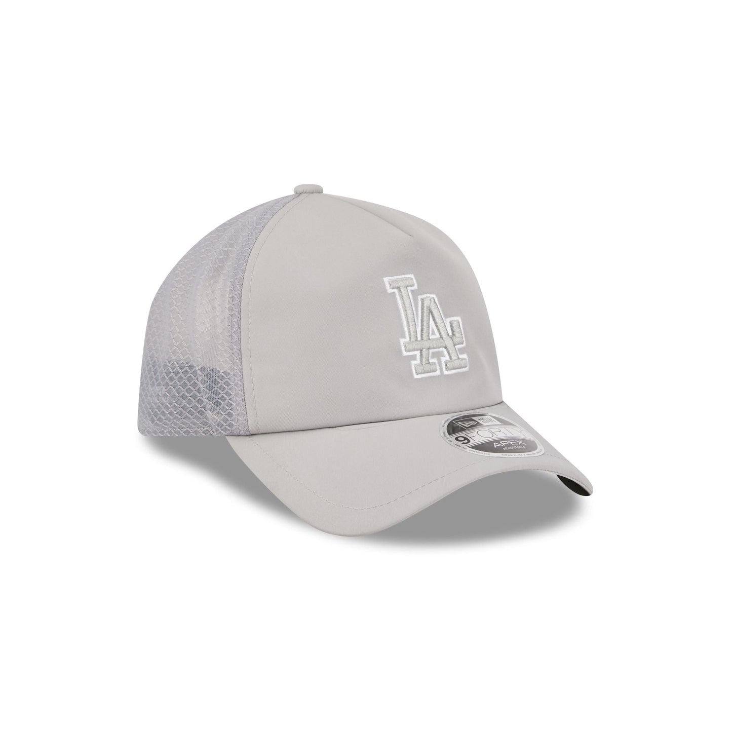 Los Angeles Dodgers 2026 Batting Practice Gray 9FORTY APEX Trucker Hat