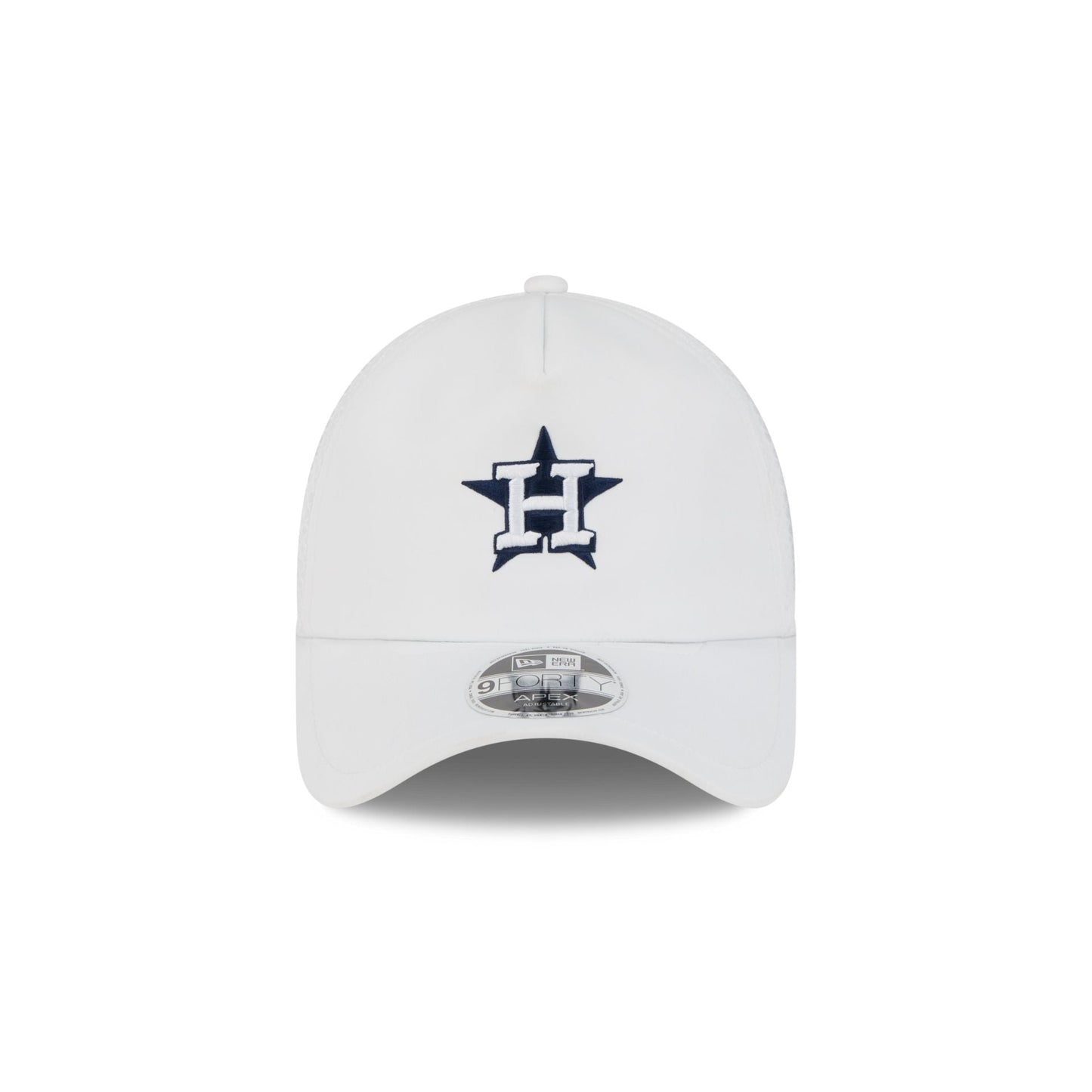 Houston Astros 2026 Batting Practice White 9FORTY APEX Trucker Hat