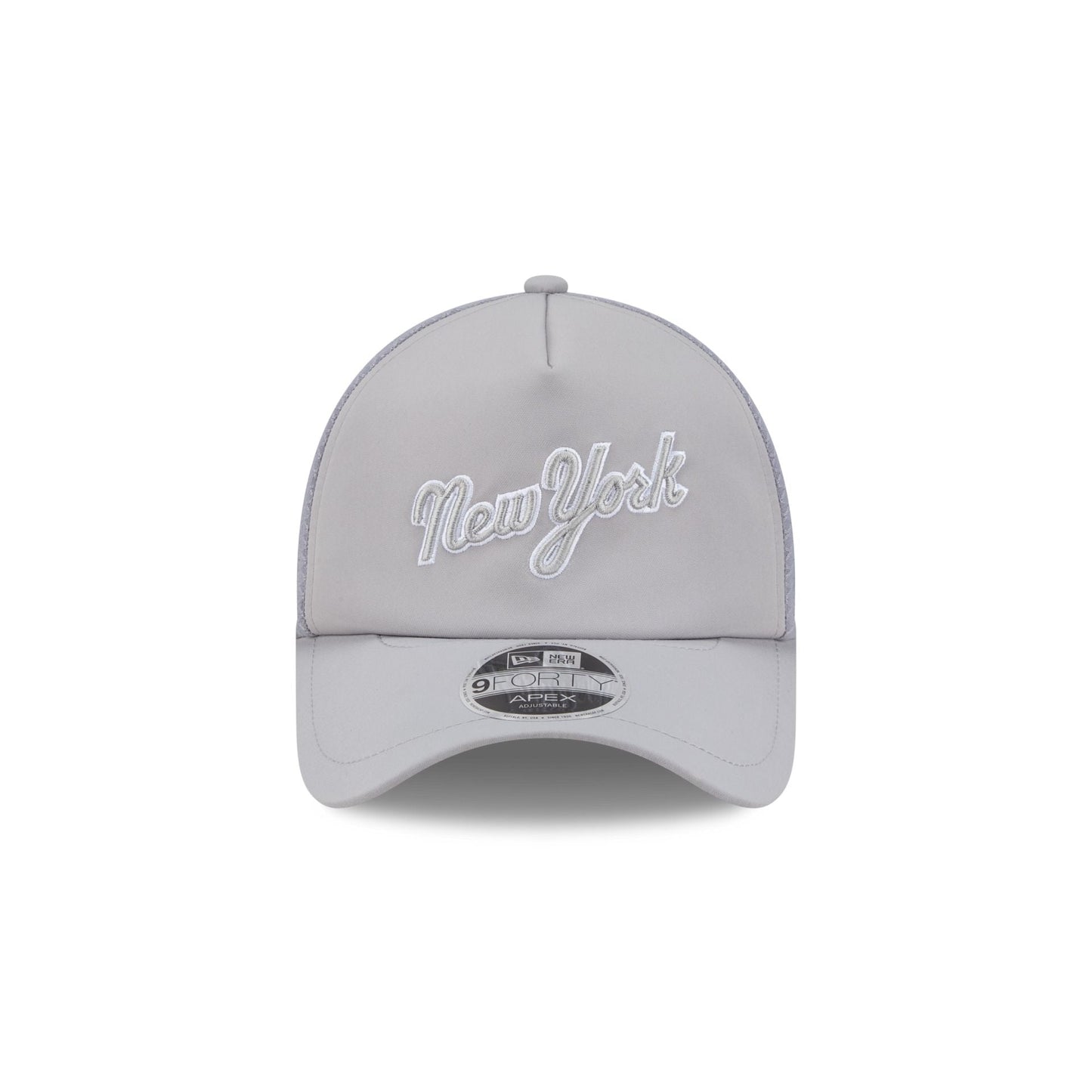 New York Mets 2026 Batting Practice Gray 9FORTY APEX Trucker Hat