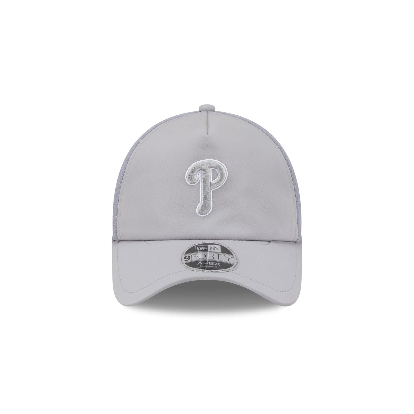 Philadelphia Phillies 2026 Batting Practice Gray 9FORTY APEX Trucker Hat