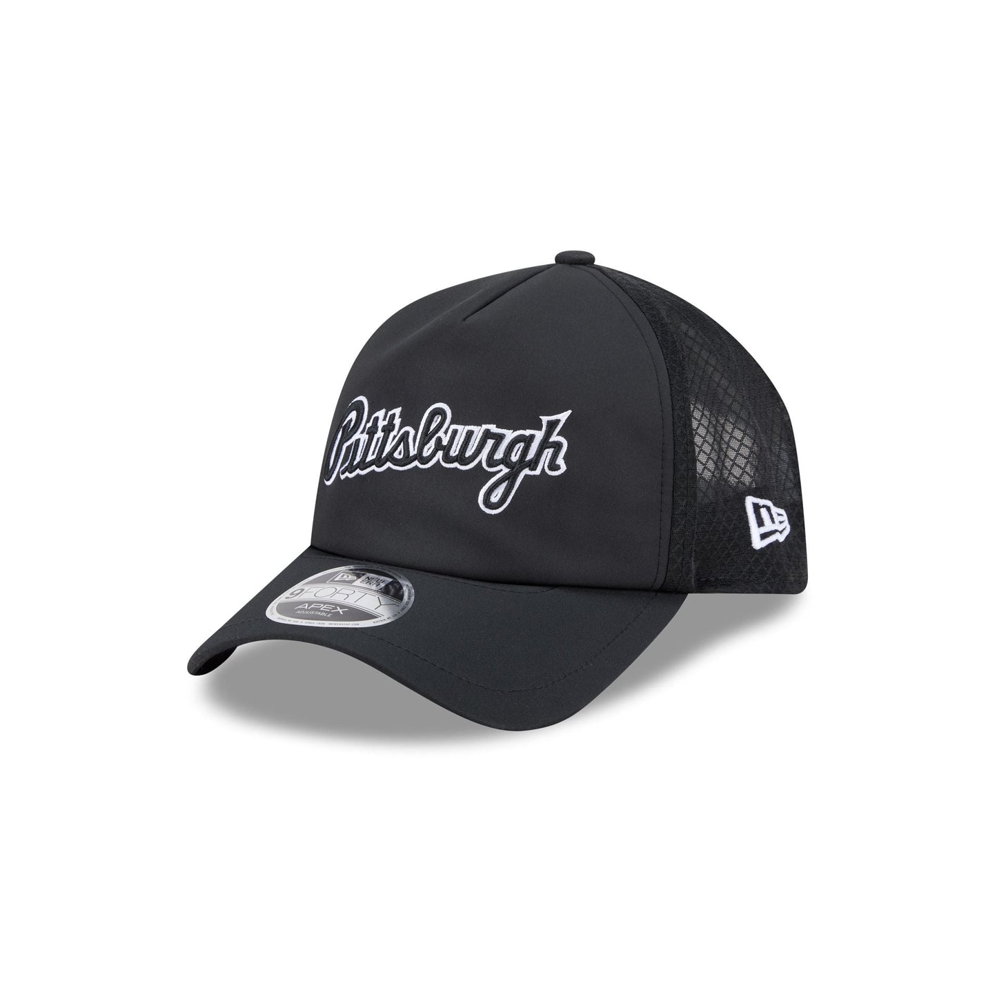 Pittsburgh Pirates 2026 Batting Practice Alt Wordmark 9FORTY APEX Trucker Hat