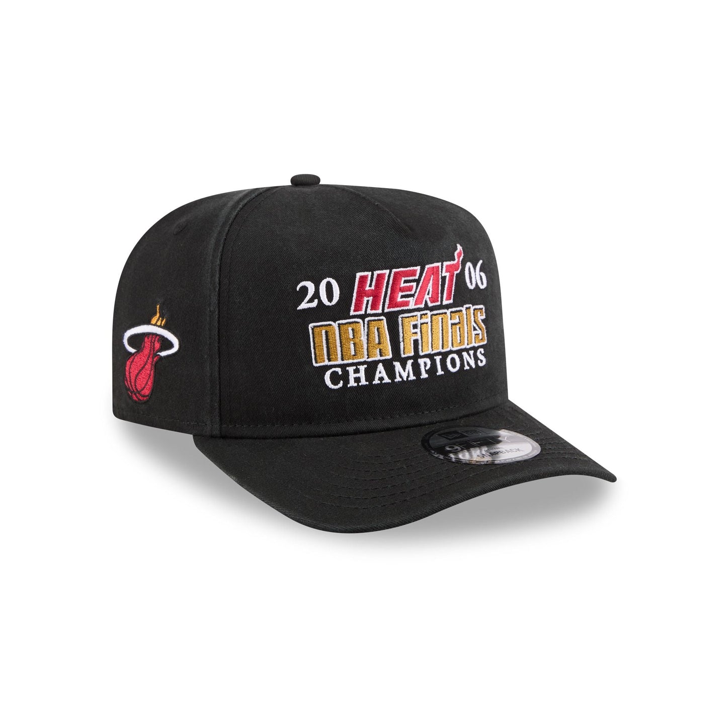 Miami Heat Historic Win 9FIFTY A-Frame Snapback Hat