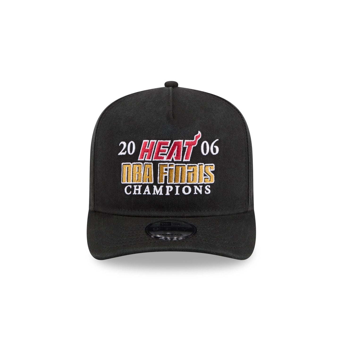 Miami Heat Historic Win 9FIFTY A-Frame Snapback Hat