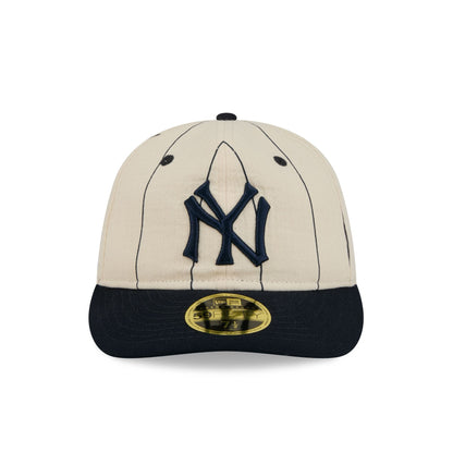 New York Yankees Linen Pinstripe Retro Crown 59FIFTY Fitted Hat