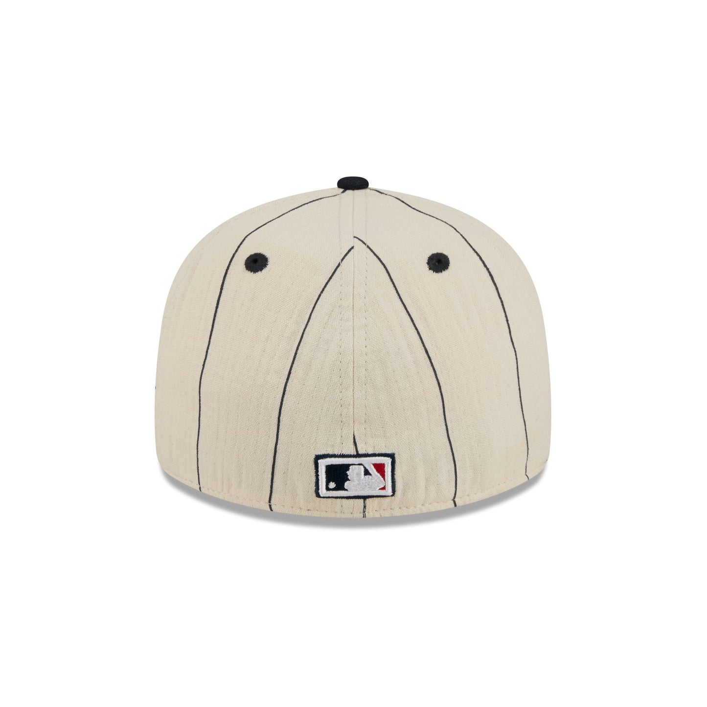 Los Angeles Angels Linen Pinstripe Retro Crown 59FIFTY Fitted Hat