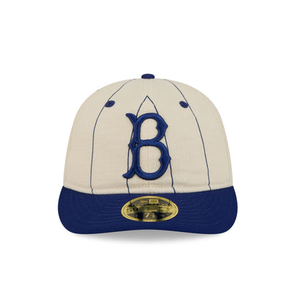 Brooklyn Dodgers Linen Pinstripe Retro Crown 59FIFTY Fitted Hat