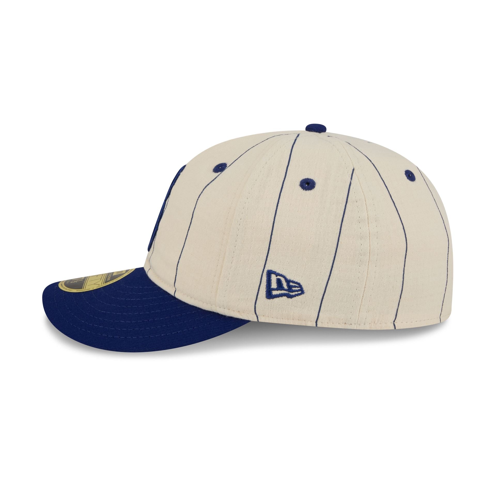 Brooklyn Dodgers Linen Pinstripe Retro Crown 59FIFTY Fitted Hat