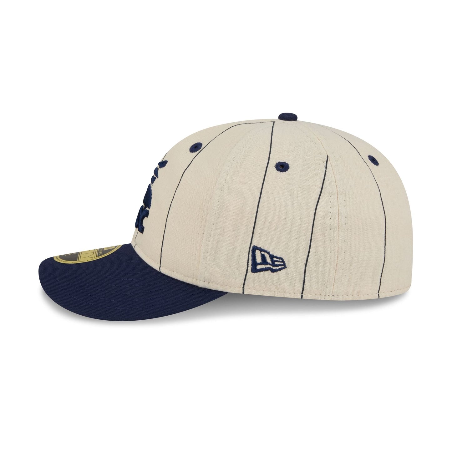 Chicago White Sox Linen Pinstripe Retro Crown 59FIFTY Fitted Hat
