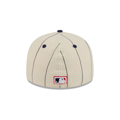 Chicago White Sox Linen Pinstripe Retro Crown 59FIFTY Fitted Hat
