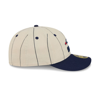 Chicago White Sox Linen Pinstripe Retro Crown 59FIFTY Fitted Hat