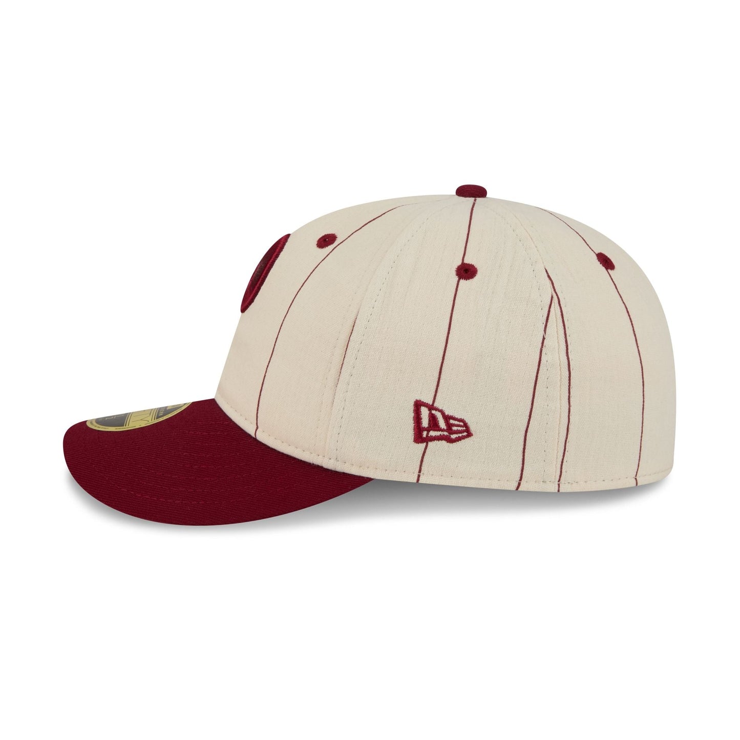 Philadelphia Phillies Linen Pinstripe Retro Crown 59FIFTY Fitted Hat