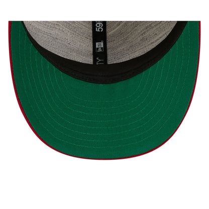 St. Louis Cardinals Linen Pinstripe Retro Crown 59FIFTY Fitted Hat