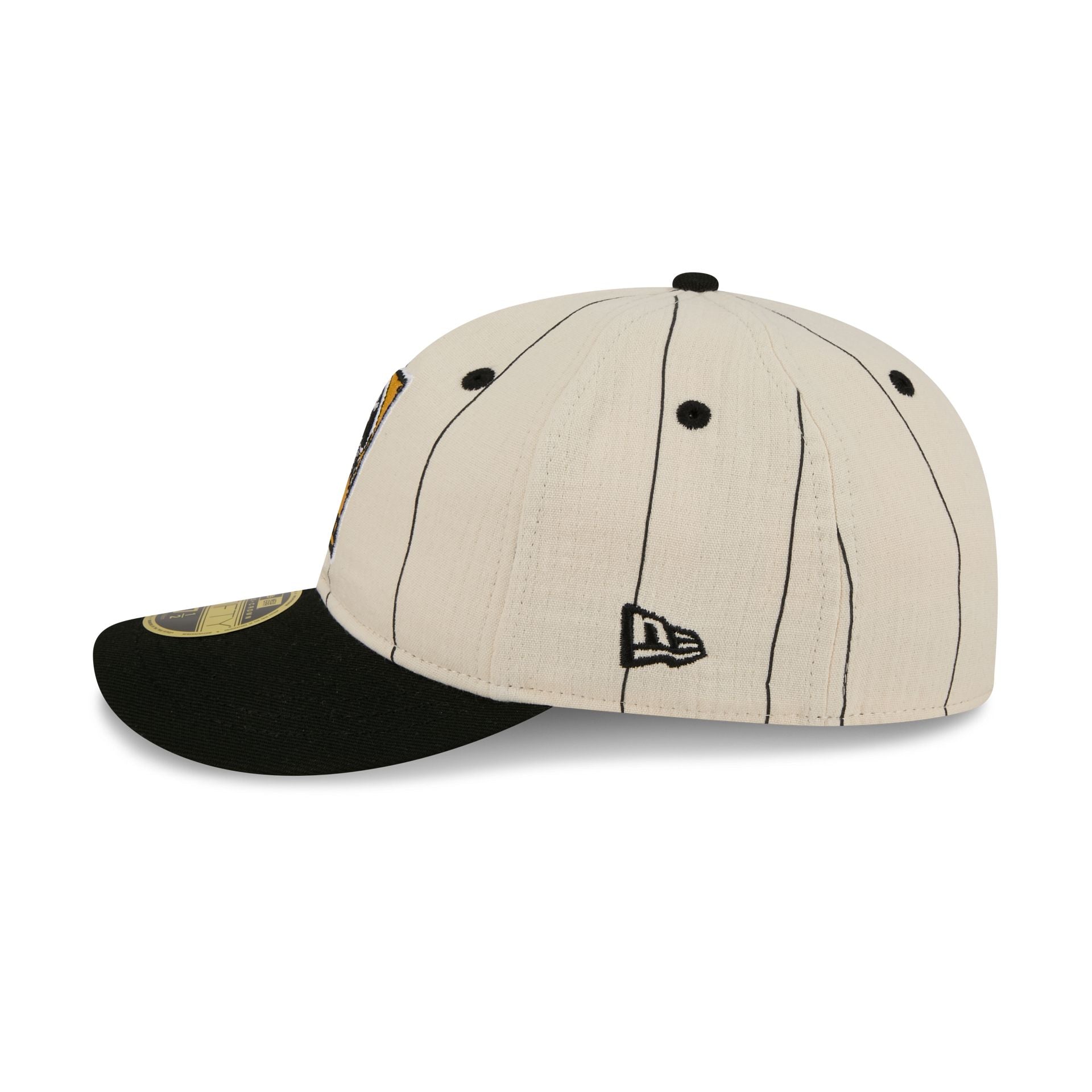 Pittsburgh Pirates Linen Pinstripe Retro Crown 59FIFTY Fitted Hat